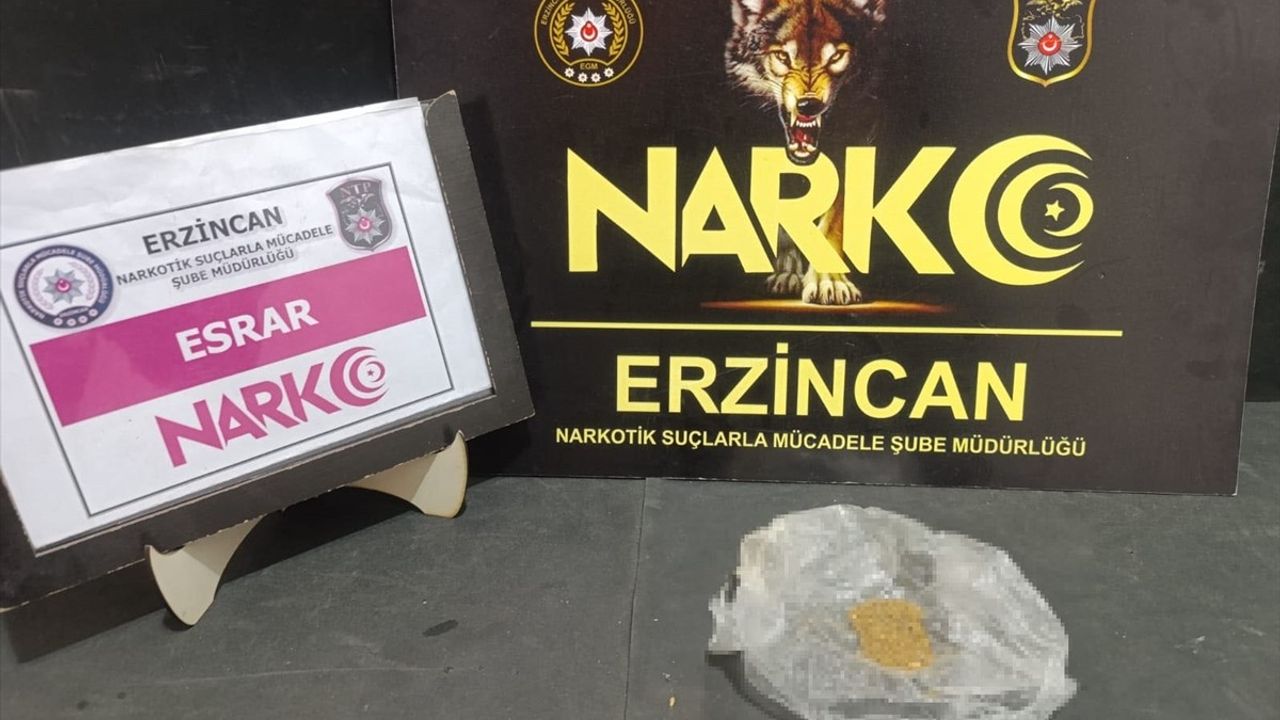 Erzincan'da Uyuşturucu Operasyonu: 9 Gözaltı