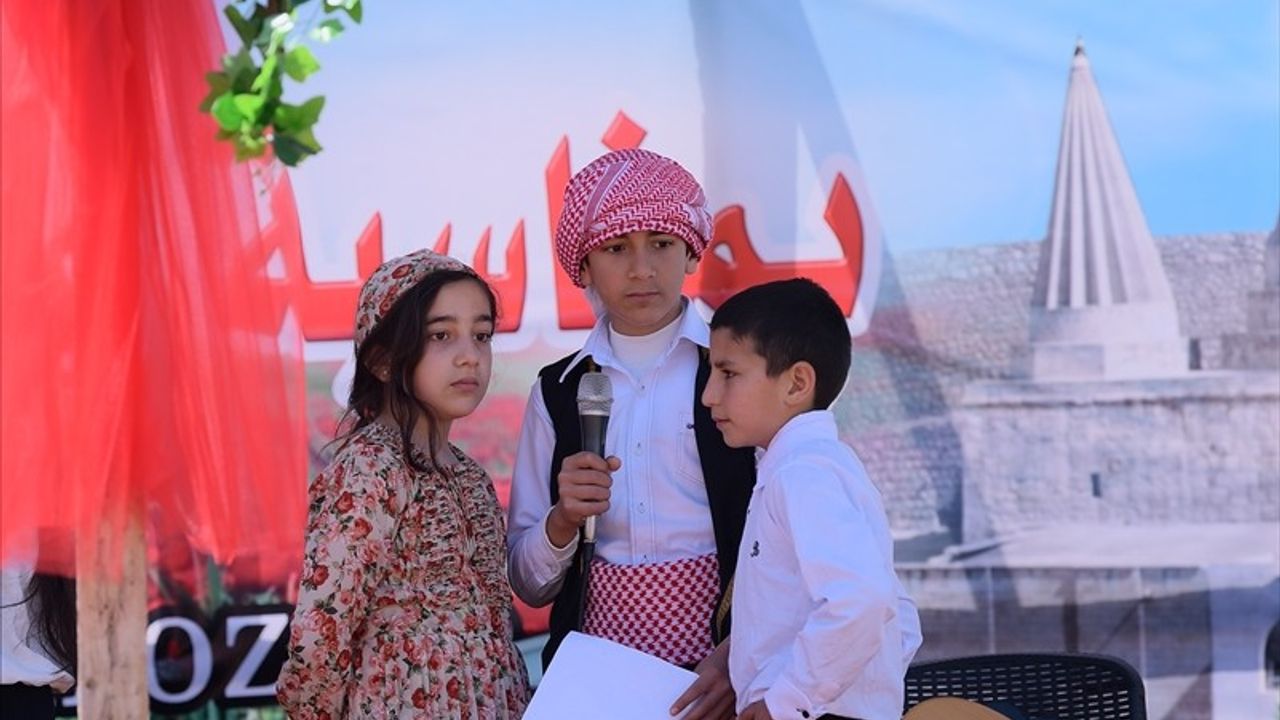 Ezidiler Afrin'de Kırmızı Çarşamba Bayramı'nı Geleneksel Törenlerle Kutladı