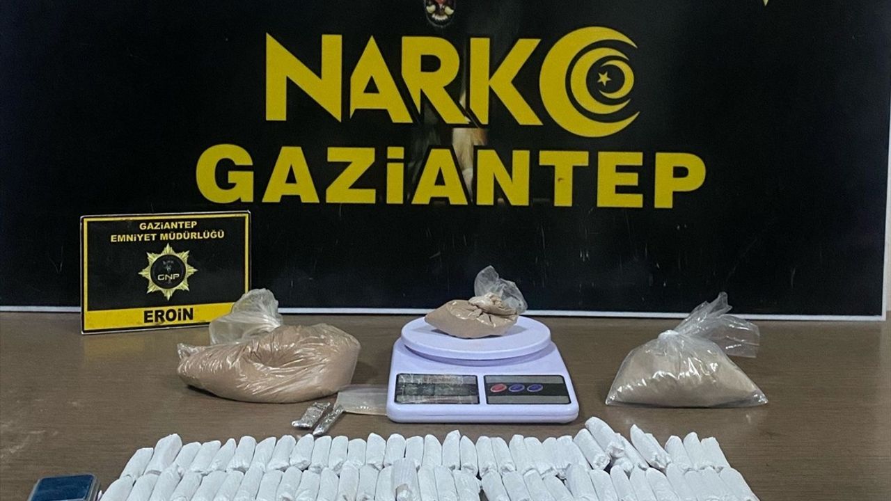 Gaziantep'te Uyuşturucu Operasyonu: 2 Tutuklama