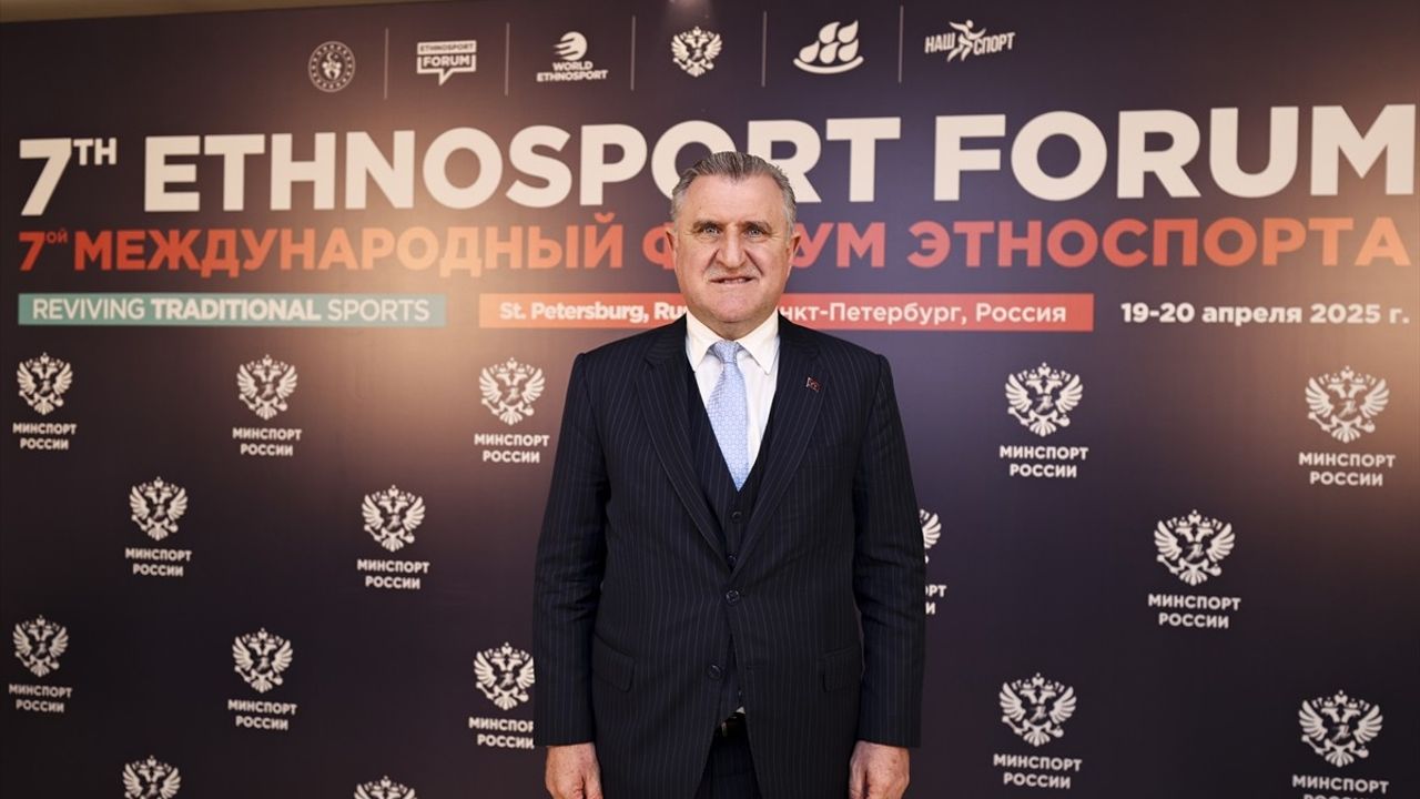 Gençlik ve Spor Bakanı Bak, St. Petersburg'taki 7. Etnospor Forumu'nda Konuştu