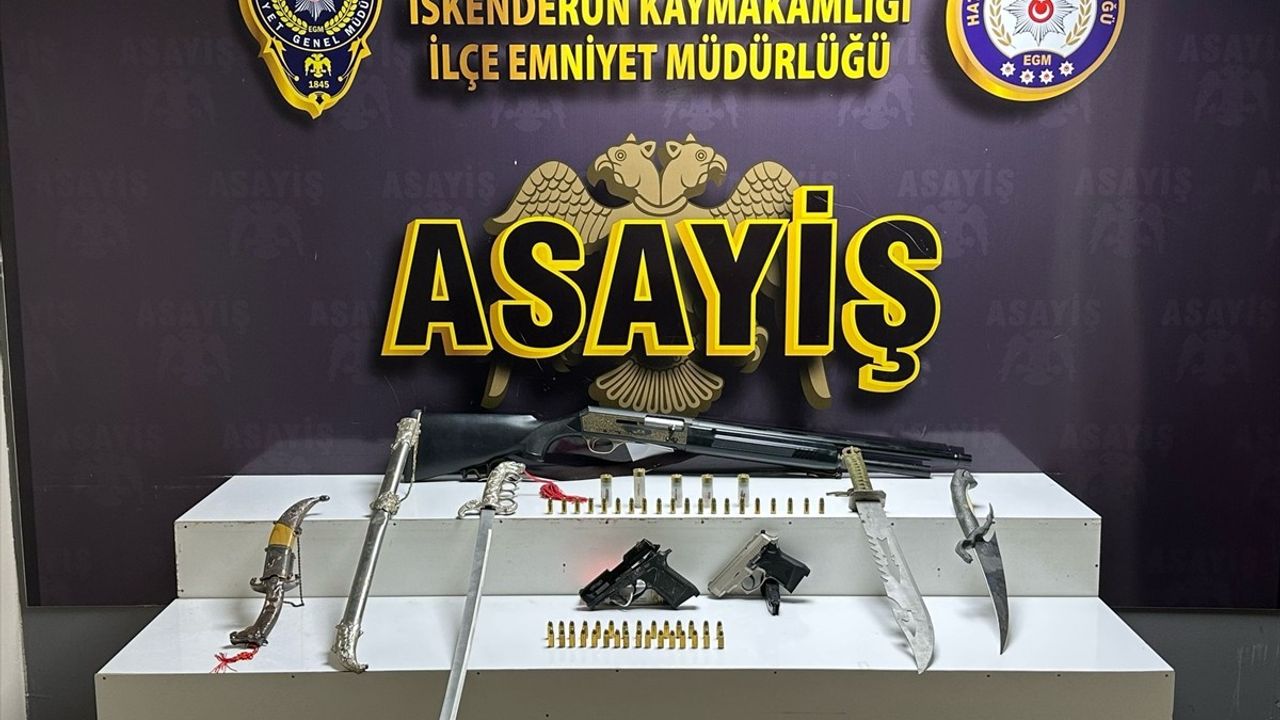 Hatay'da Asayiş Operasyonu: 3 Gözaltı