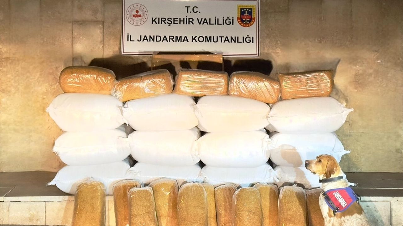 Kırşehir'de 633 Kilogram Kaçak Tütün Operasyonu