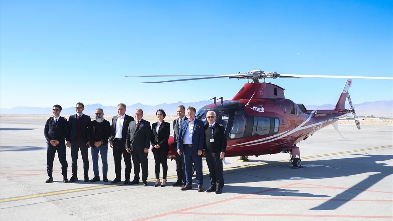 KKTC ile Türkiye Arasında Taksi Helikopter Seferleri Başladı