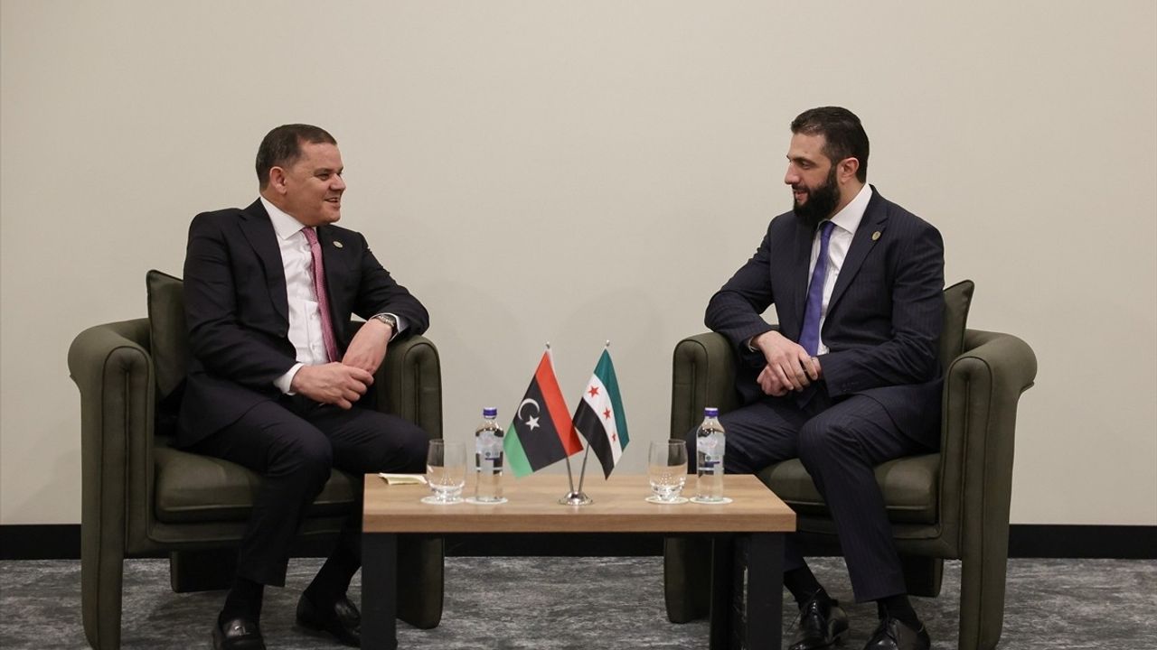 Libya ve Suriye Liderleri Antalya'da Görüştü