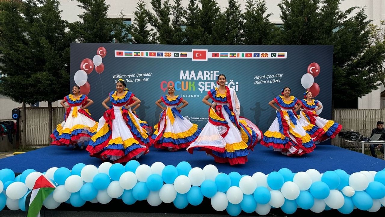 Maarif Çocuk Şenliği'nde Filistin'e Destek