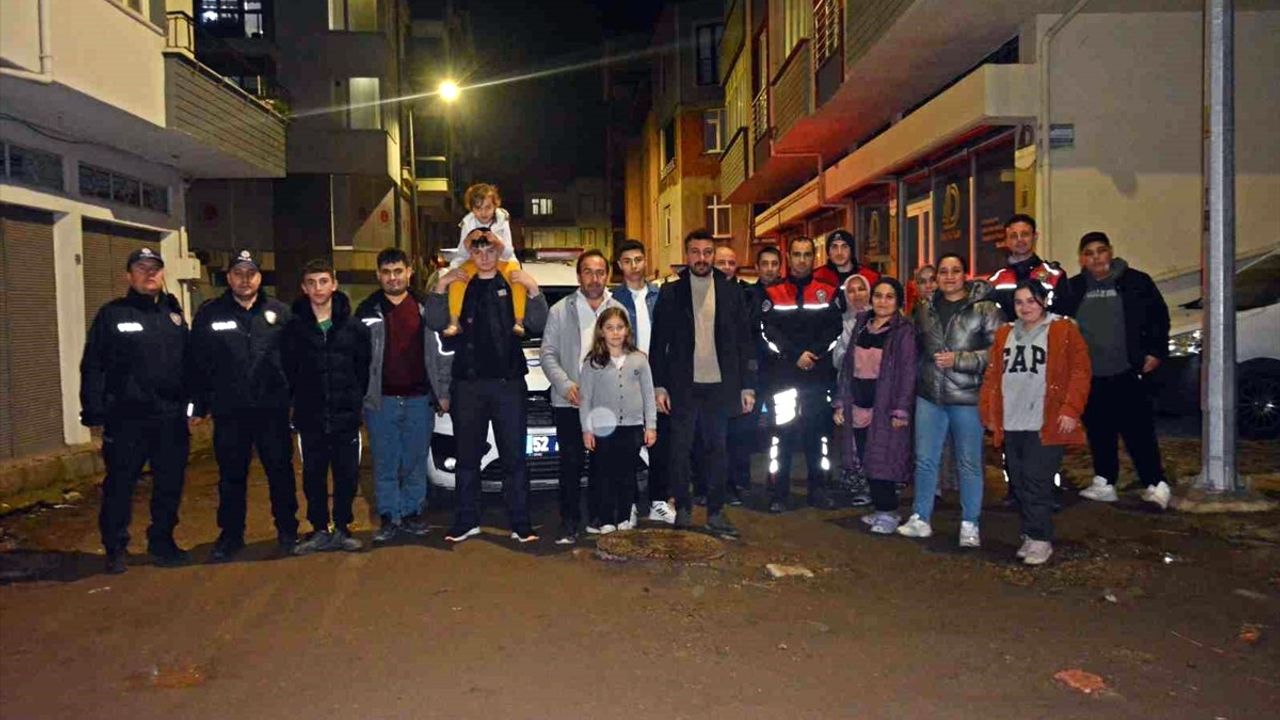 Ordu'daki Polis Ekiplerine Sürpriz Kutlama