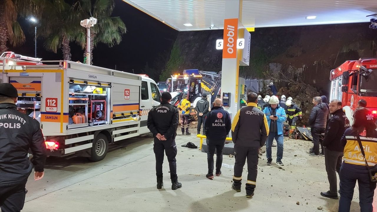 Samsun'da Heyelan Sonucu Yaralanma Olayı