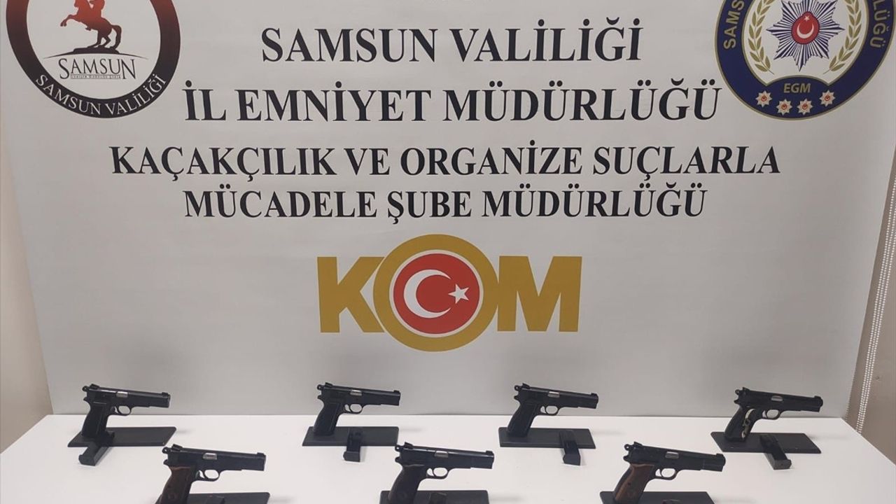 Samsun'da Kaçak Silah Ticareti Operasyonu: 3 Gözaltı