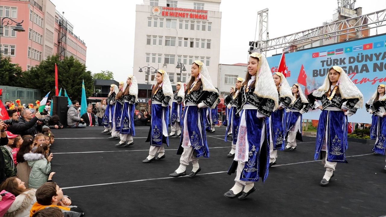 Samsun'da Türk Dünyası Çocuk Festivali Coşkuyla Devam Ediyor