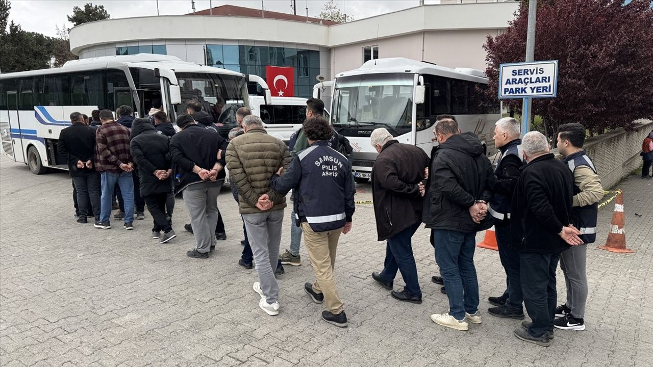 Samsun'da Change Operasyonu: 9 Zanlı Tutuklandı