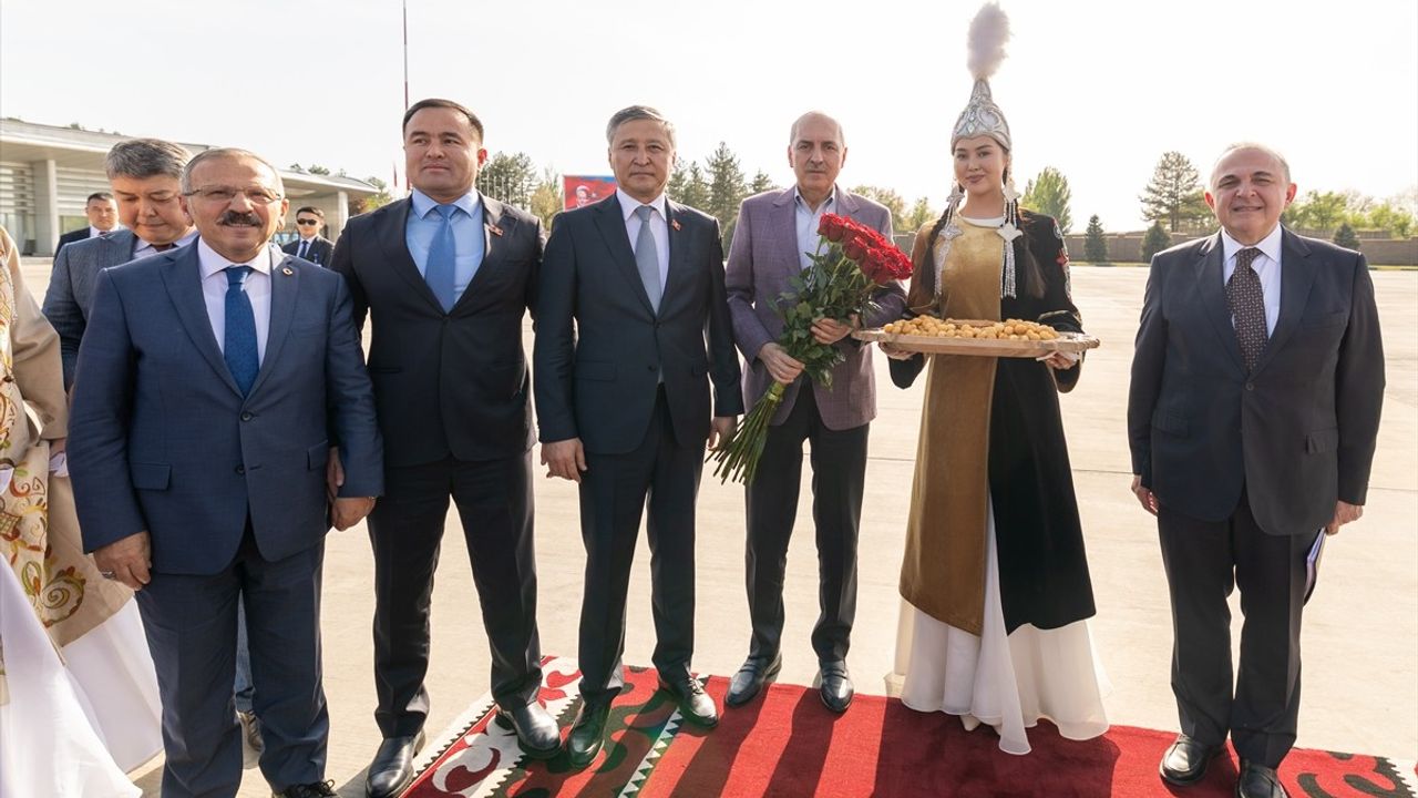 TBMM Başkanı Kurtulmuş Kırgızistan'da Resmi Temaslarda Bulunuyor