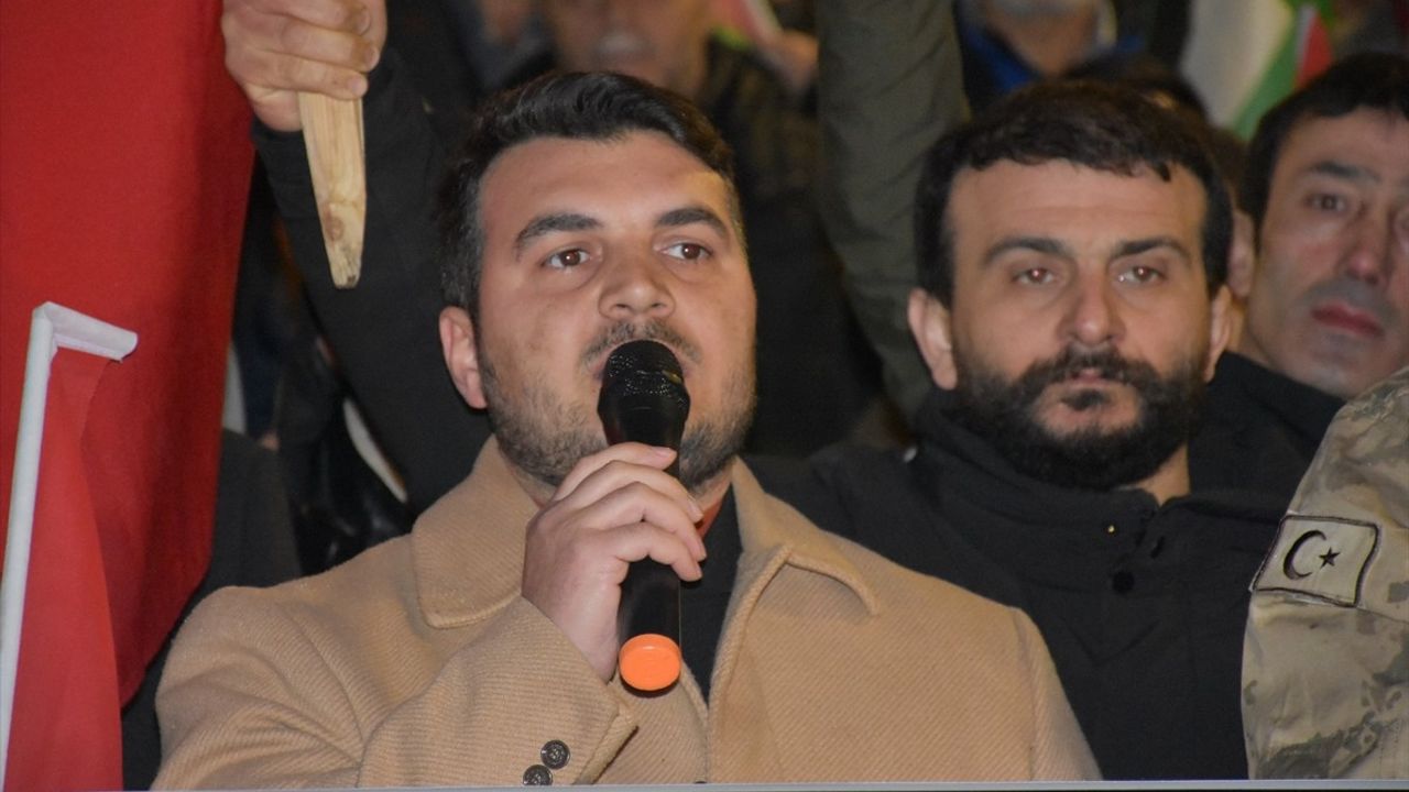 Trabzon'da Filistin İçin Protesto Gösterisi