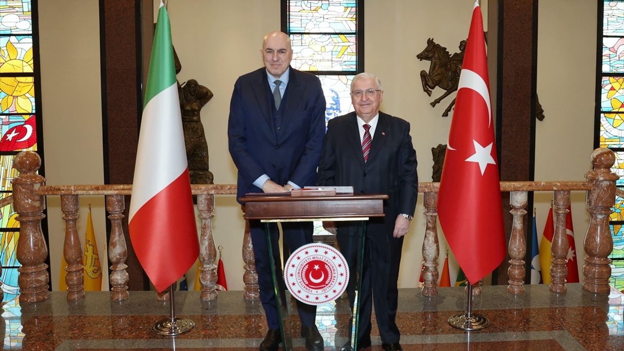 Yaşar Güler ve Guido Crosetto'dan Ankara'da Önemli Görüşme