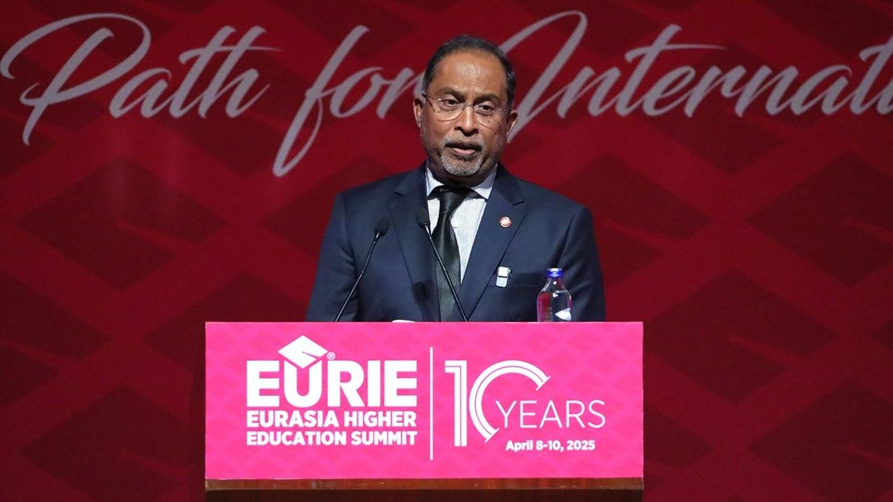 YÖK Başkanı Erol Özvar, 2025 Avrasya Yükseköğretim Zirvesi'nde Eğitim İşbirliği Vurgusu Yaptı
