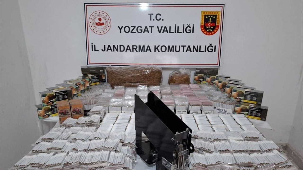 Yozgat'ta Kaçak Tütün Operasyonu