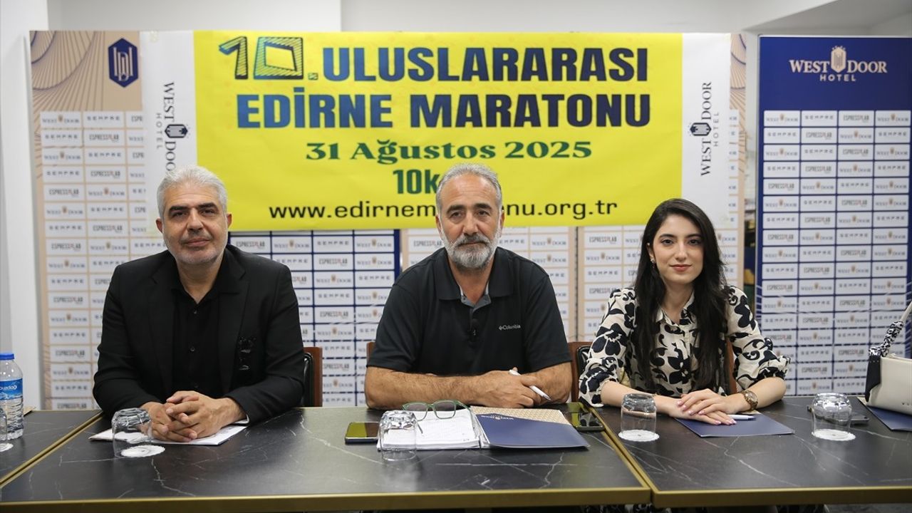 10. Uluslararası Edirne Maratonu 31 Ağustos'ta Koşulacak