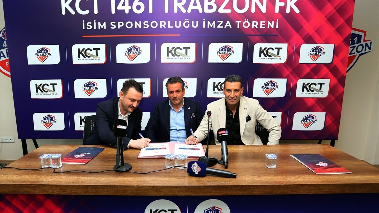 1461 Trabzon FK ve KCT Arasında İsim Sponsorluk Anlaşması