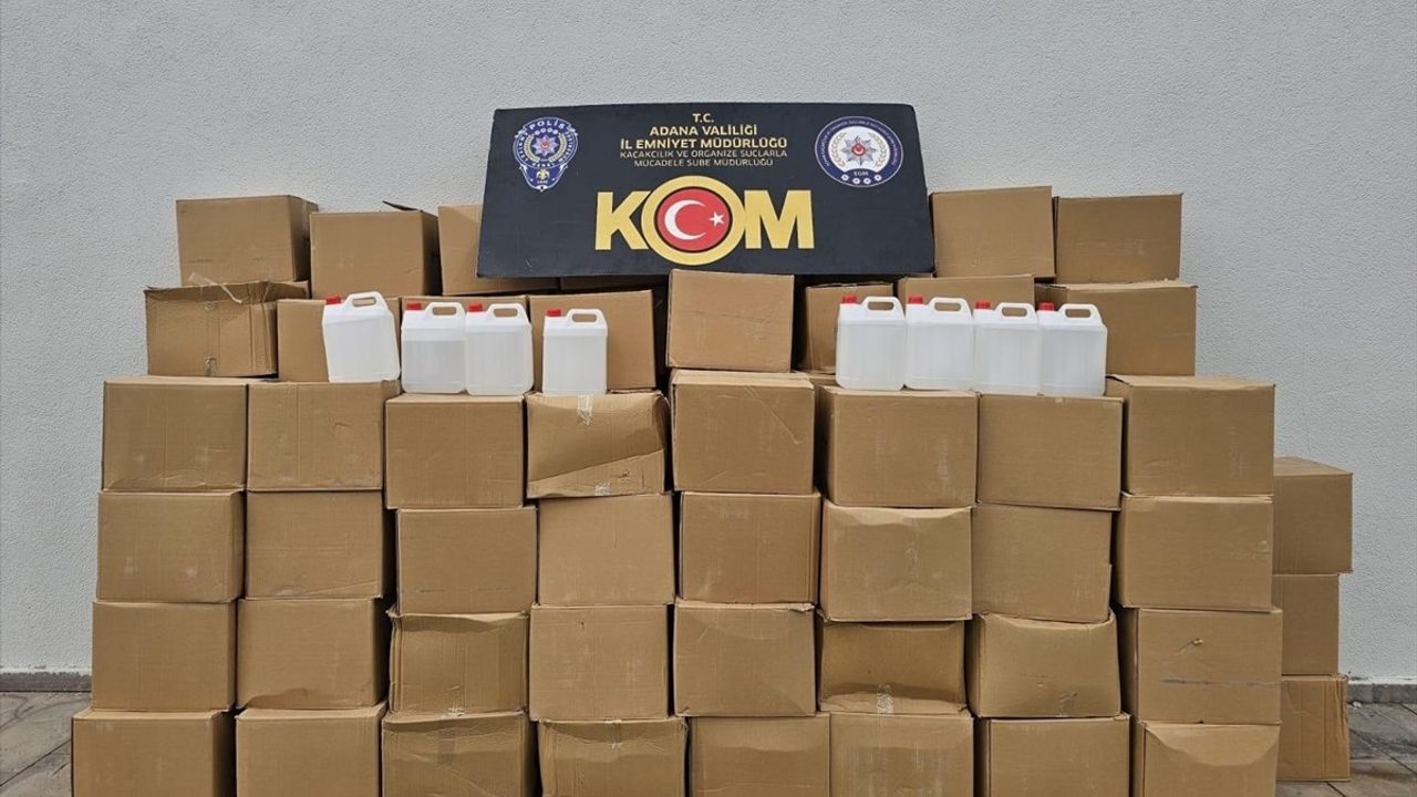 Adana'da Silah ve Kaçak Alkol Operasyonu: İki Tutuklama