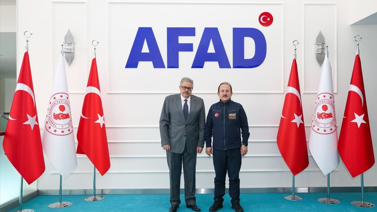 AFAD Başkanı Pehlivan, Rusya Büyükelçisi Erkhov ile Görüştü
