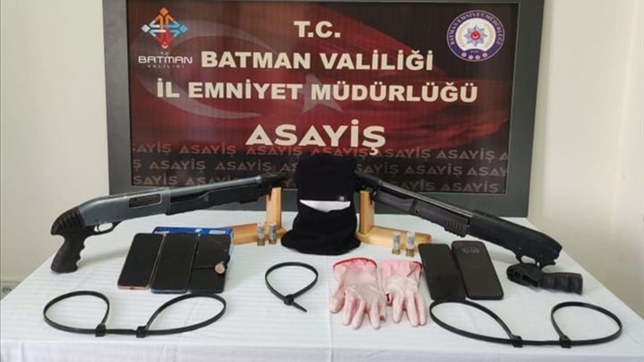 Batman'da Organize Suç Örgütüne Yönelik Operasyon: 9 Tutuklama