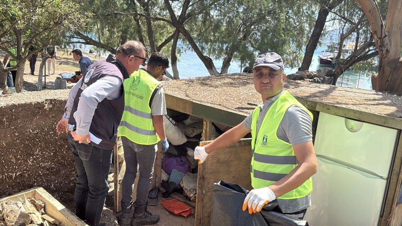 Bodrum'daki Kaçak Yapı Yıkıldı