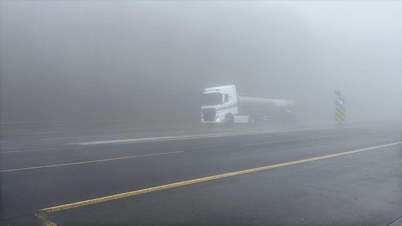 Bolu Dağı'nda Sis Etkisi