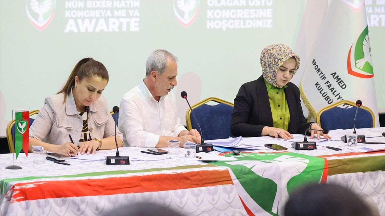 Burç Baysal Amed Sportif Faaliyetler Kulüp Başkanlığına Yeniden Seçildi