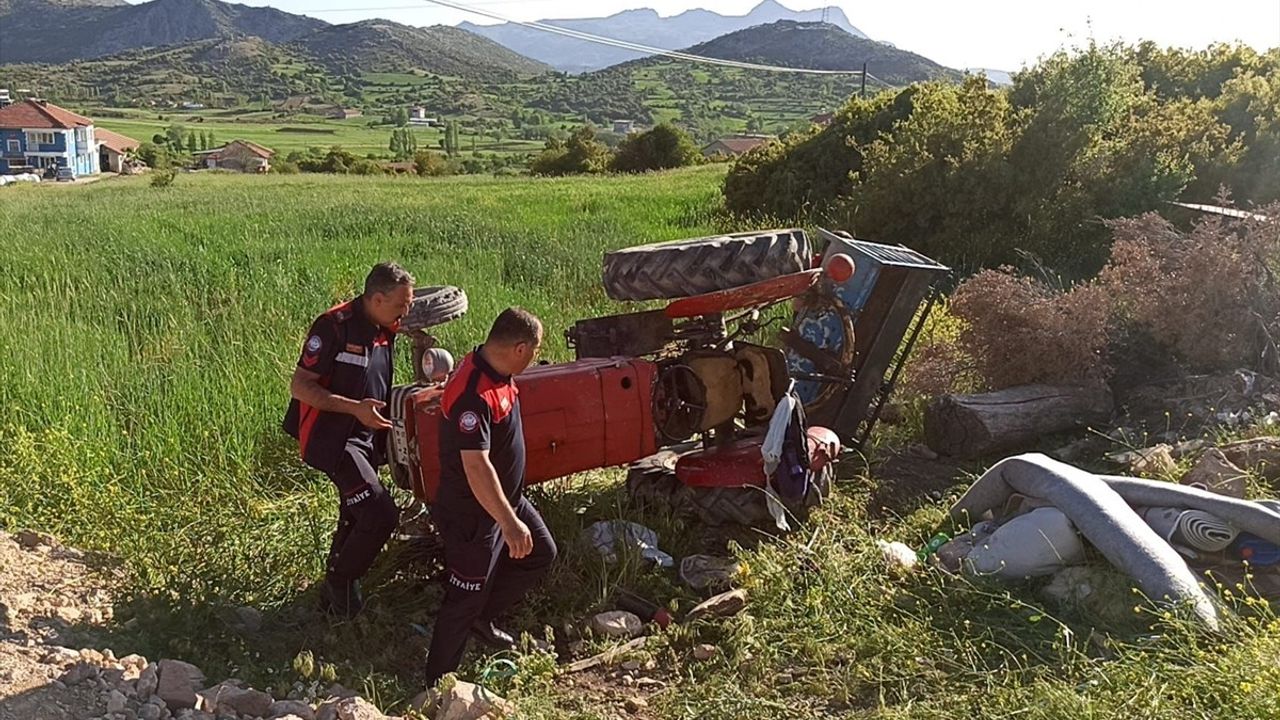 Burdur'da Traktör Kazası: 1 Ölü, 4 Yaralı