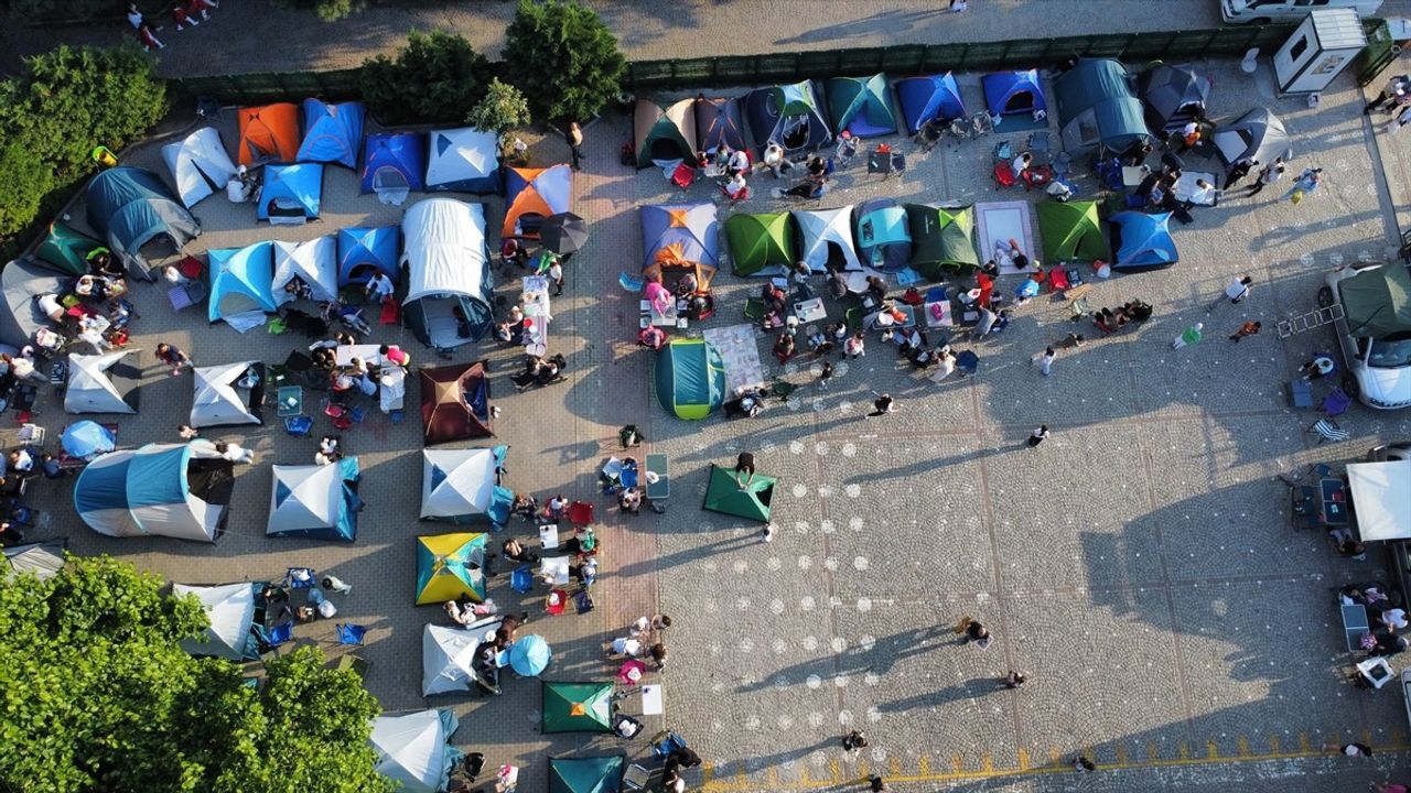 Bursa'da Geleneksel Çadır Kampı Etkinliği