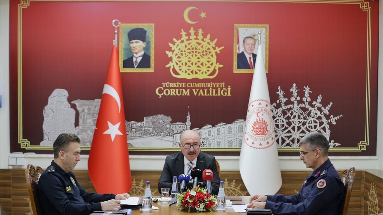 Çorum'da Suç Oranları Düşüyor