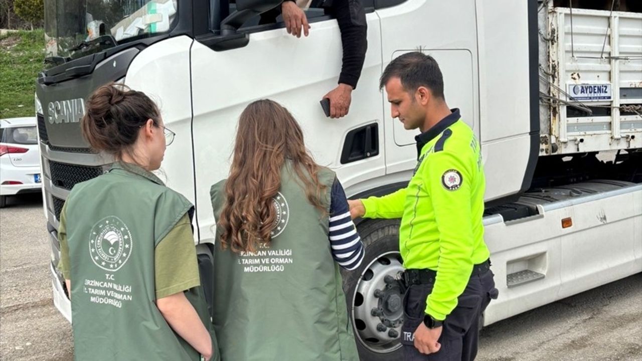 Erzincan'da Kurbanlık Hayvan Denetimi Yapılıyor