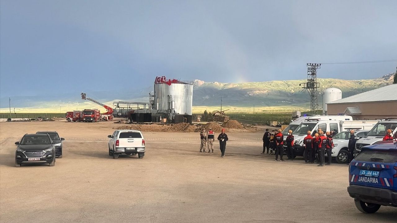 Erzurum'daki Asfalt Tesisinde Patlama: 1 Ölü, 1 Yaralı