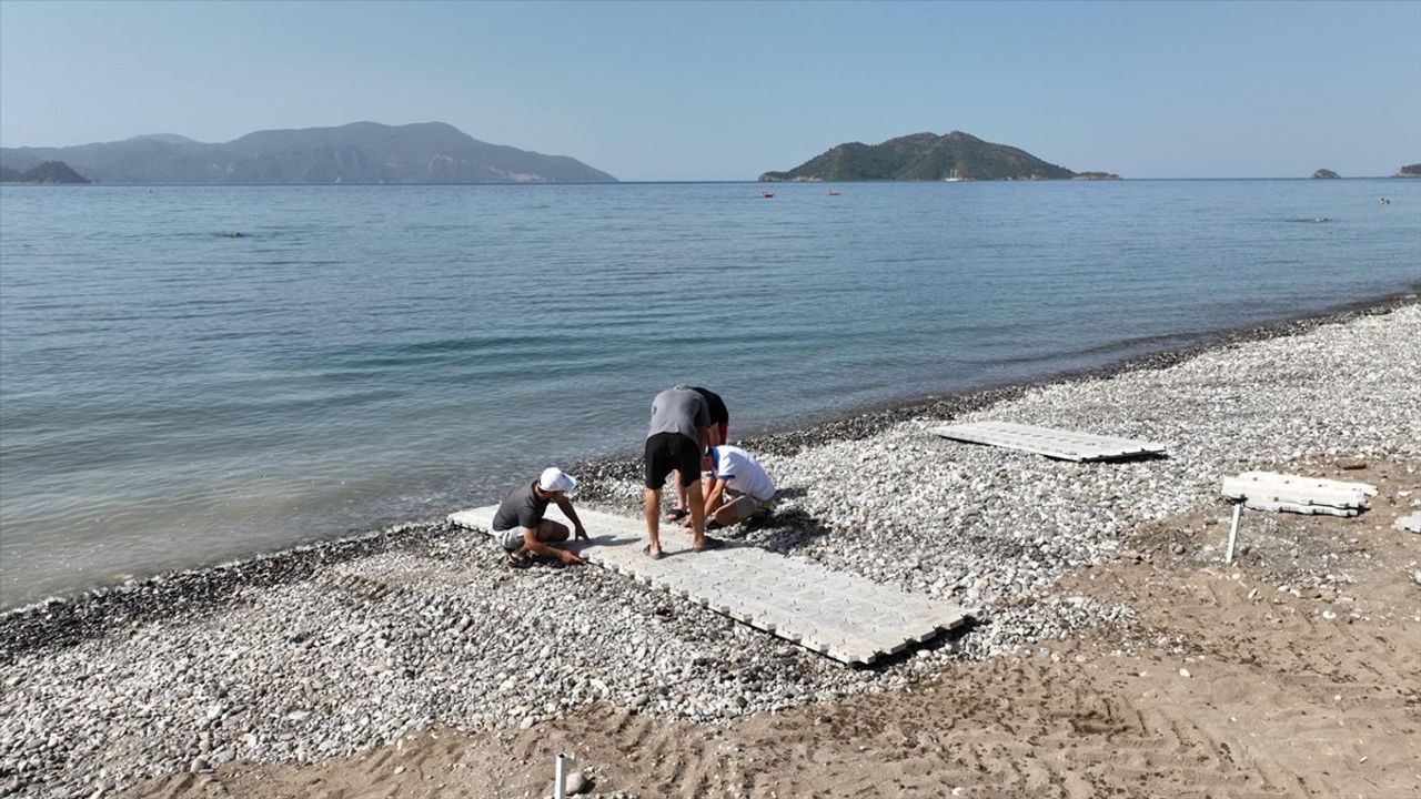 Fethiye'de Engellilere Özel Plaj Düzenlemesi