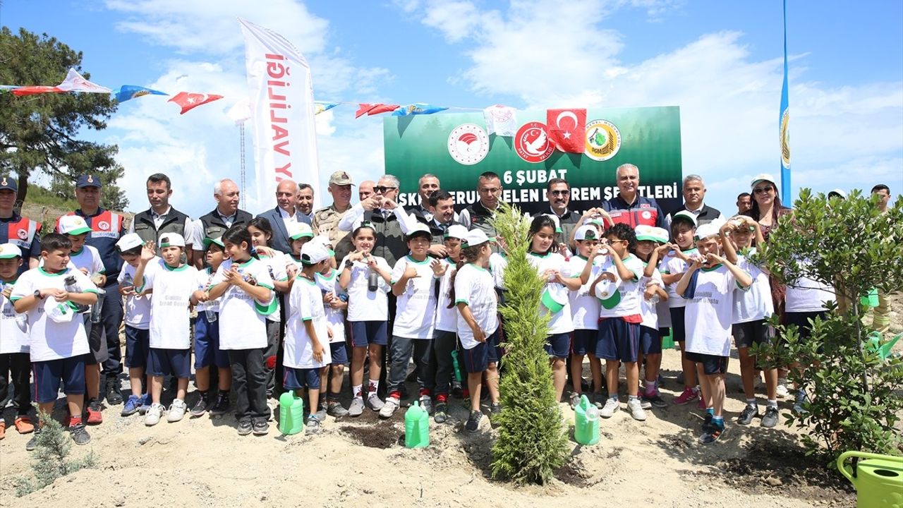 Hatay'da Deprem Şehitleri İçin Hatıra Ormanı Oluşturuldu