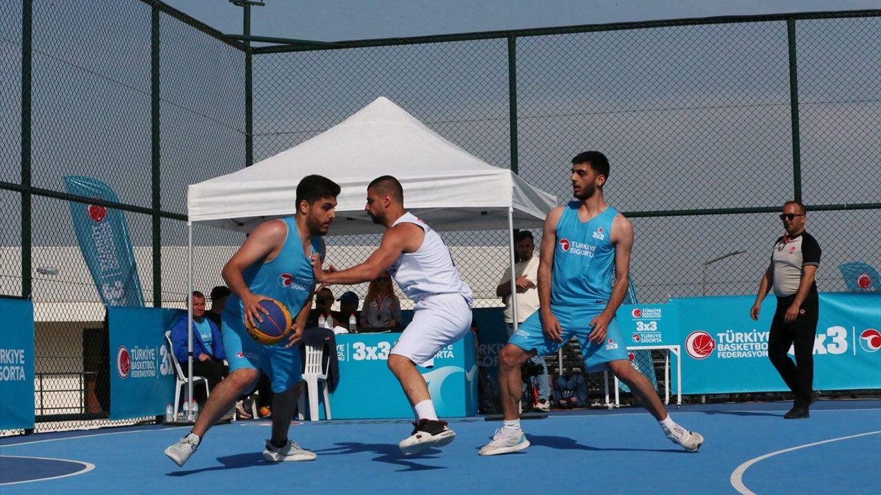 Hatay'da Türkiye Sigorta 3x3 Basketbol Turnuvası Tamamlandı