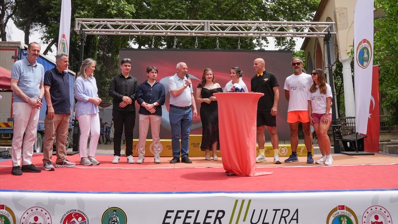 İzmir'de Efeler Yolu Ultra Trail Yarışları Sona Erdi