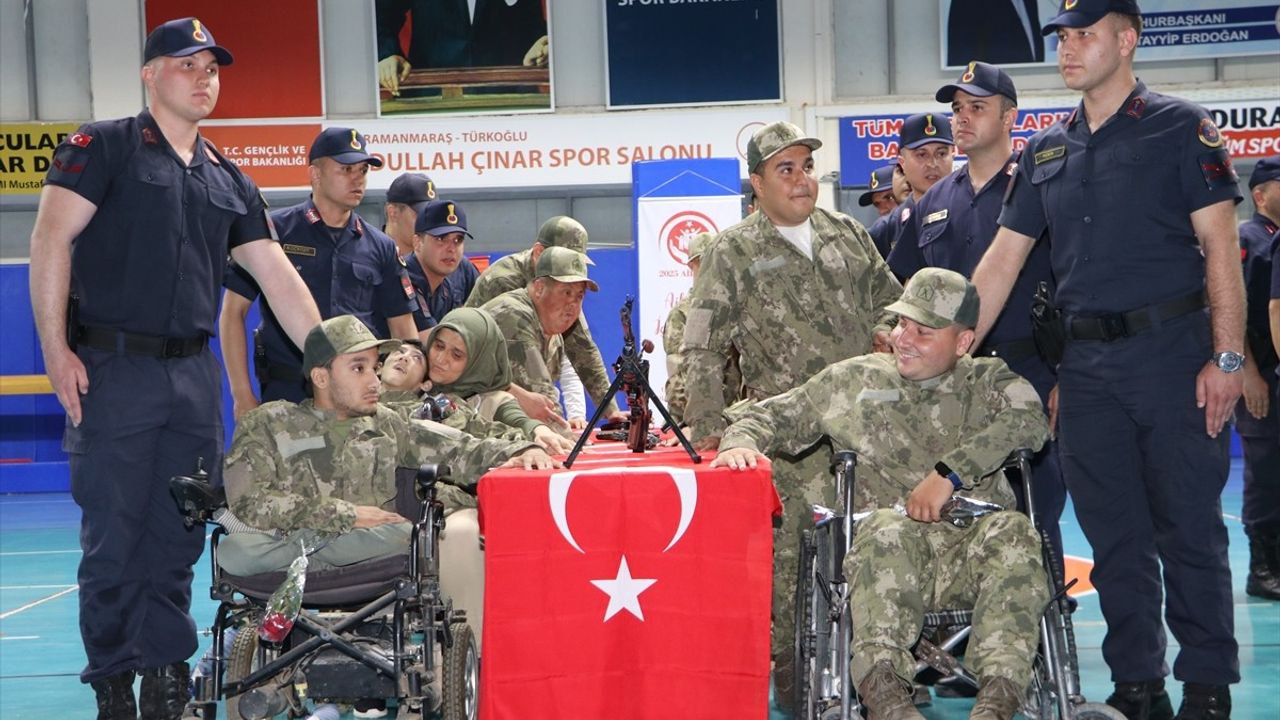 Kahramanmaraş'ta Engelliler Sembolik Askerlik Yaptı
