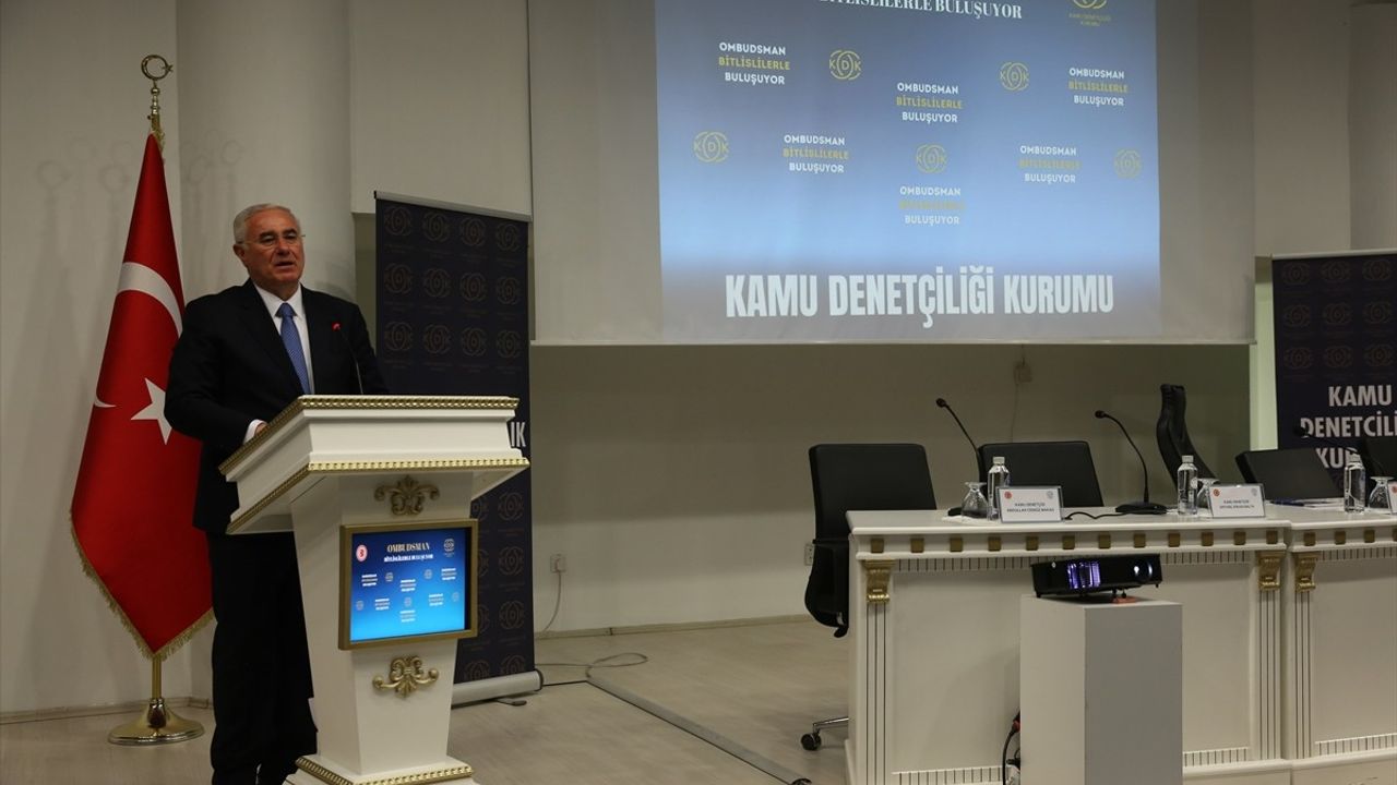 Kamu Başdenetçisi Akarca, Bitlislilerle Buluştu