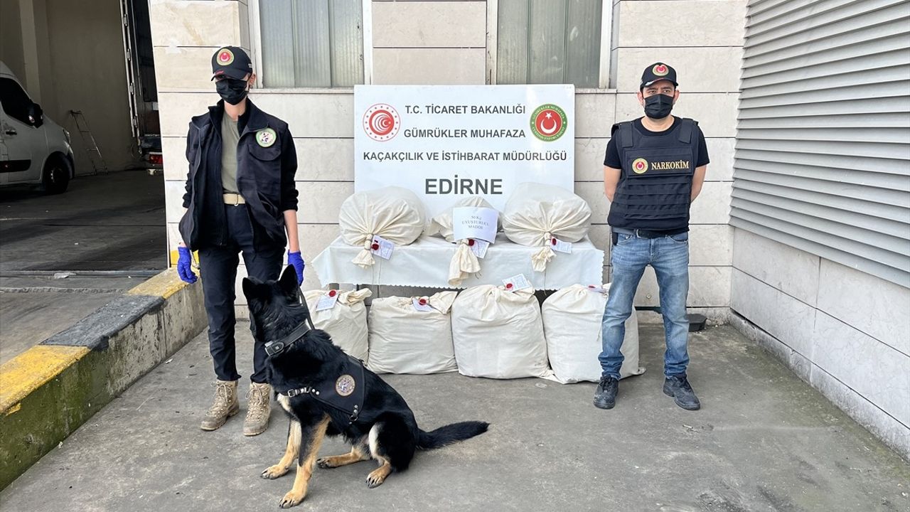 Kapıkule Sınır Kapısı'nda Uyuşturucu Operasyonu: 49 Kilo Ele Geçirildi