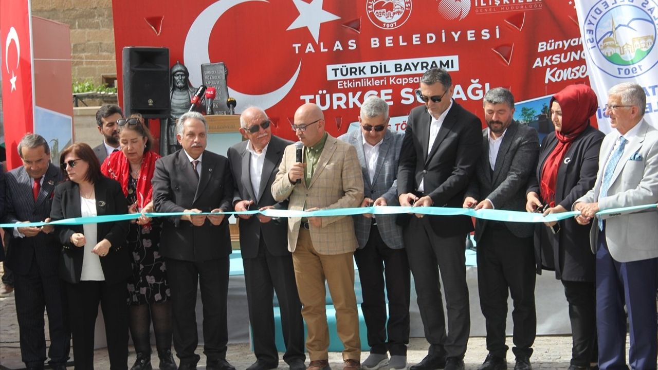 Kayseri'de Yeni Bir Türkçe Sokağı Açıldı