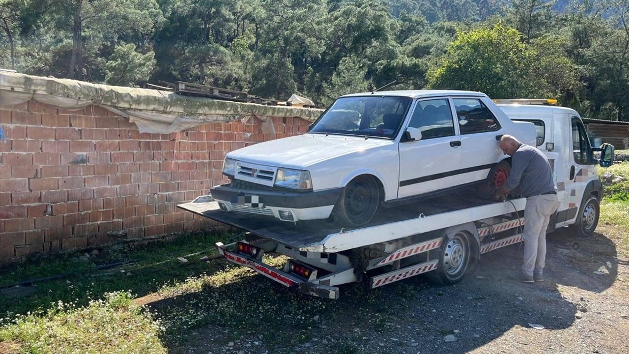 Kemer'de Drift Atan Sürücüye Yüksek Ceza