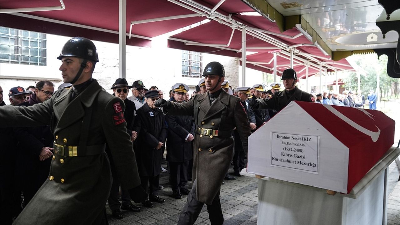 Kıbrıs Barış Harekatı Komutanı İbrahim Neşet İkiz'in Cenaze Töreni