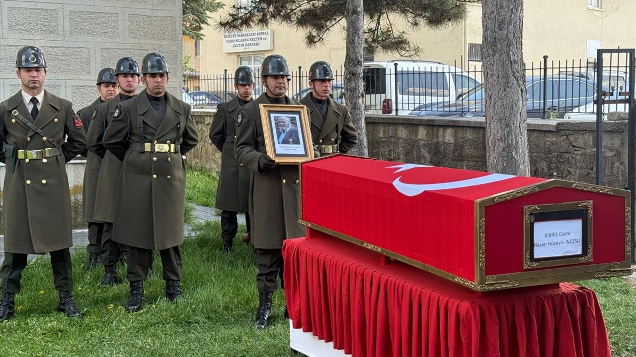 Kıbrıs Gazisi Hasan Hüseyin İncesu Son Yolculuğuna Uğurlandı