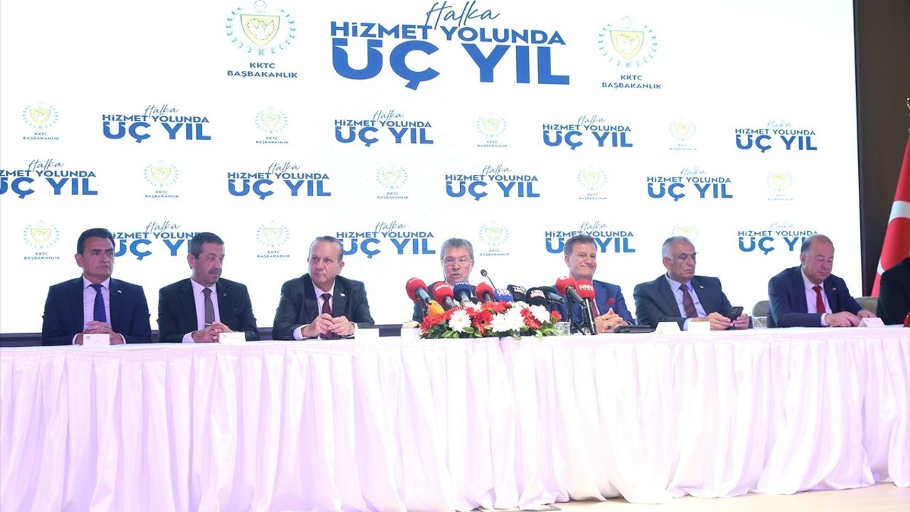 KKTC Başbakanı Ünal Üstel, Rum Yönetimi İle İlgili Sert Açıklamalar Yaptı