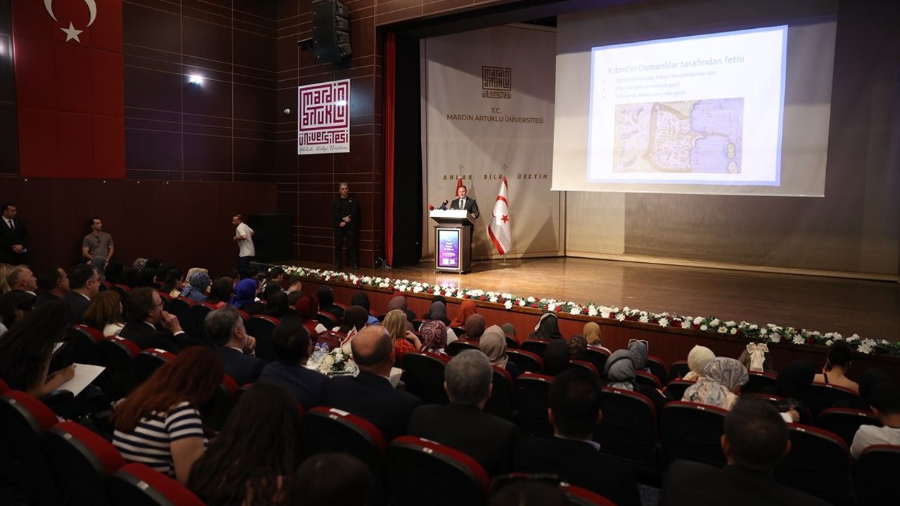 KKTC Cumhuriyet Meclisi Başkanı Öztürkler, Mardin'de Kıbrıs Konferansında