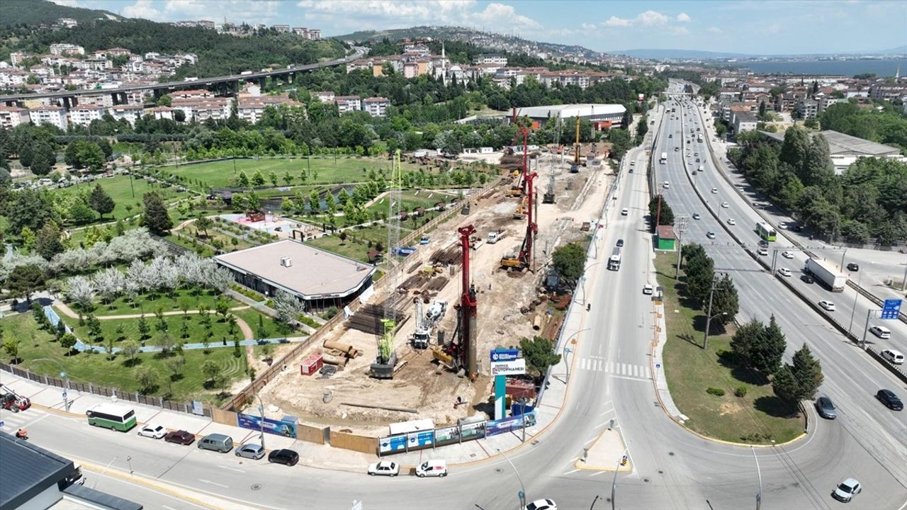 Kocaeli'de Metro Projesi Hızla İlerliyor