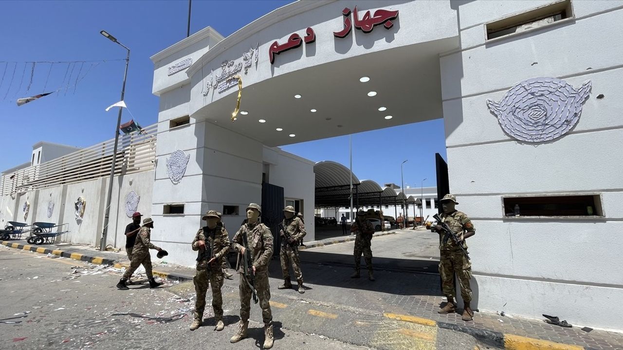 Libya'nın Trablus'undaki Emniyet Güçlerinin Kontrol Altına Aldığı Alanlar