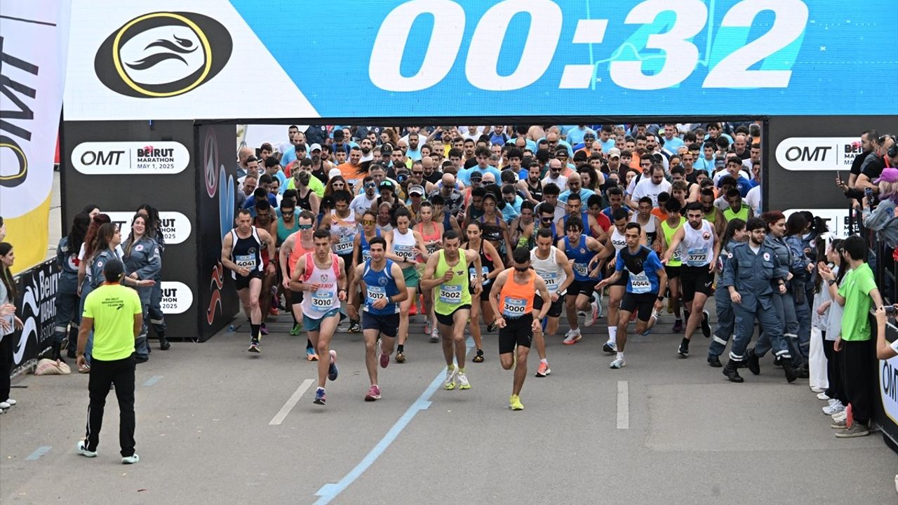 Lübnan'da 21. Uluslararası Beyrut Maratonu Coşkuyla Gerçekleştirildi