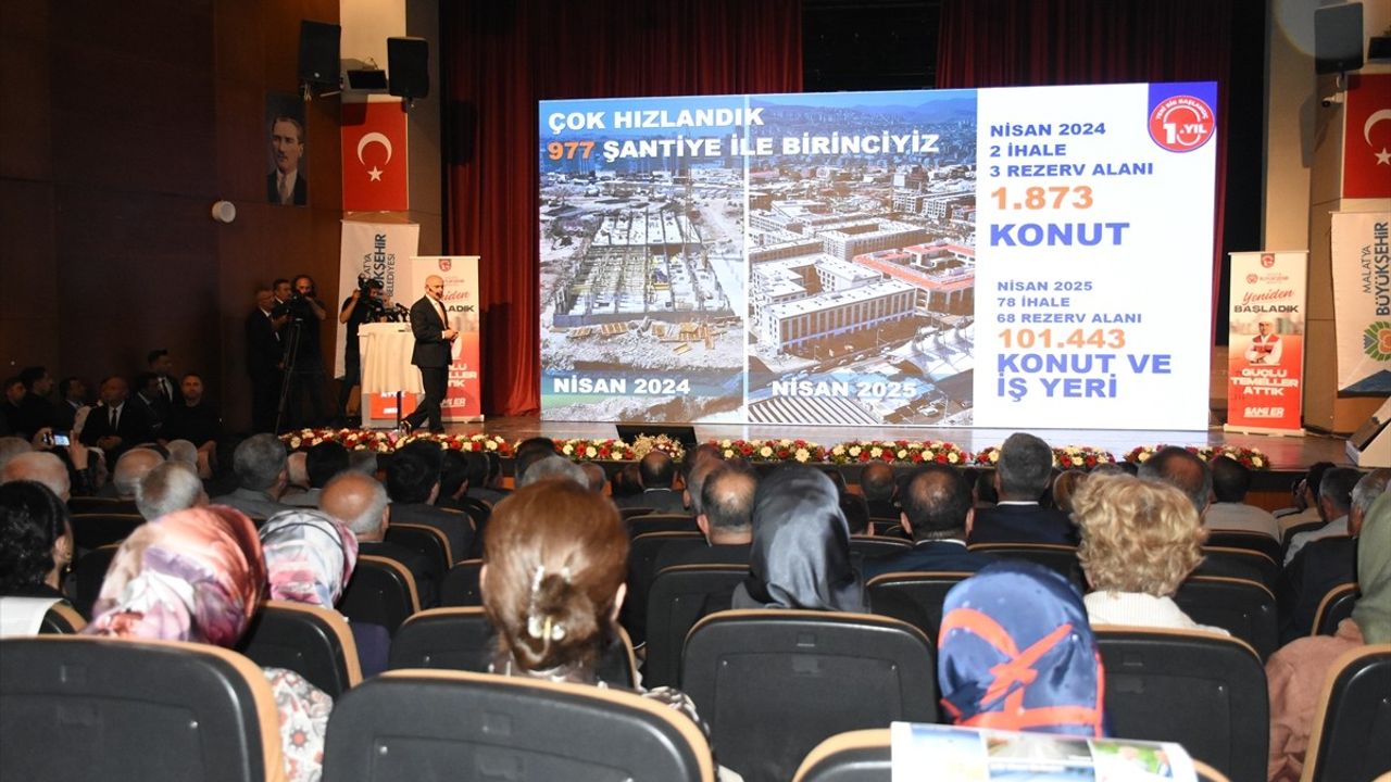 Malatya'da 101 Bin 443 Konut İhalesi Gerçekleştirildi
