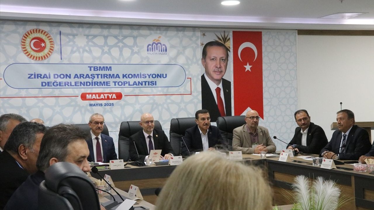 Malatya'da Zirai Don Olayı Araştırma Komisyonu Toplantısı Düzenlendi